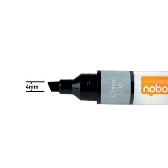 Rotuladores De Tinta Líquida Nobo Con Punta Biselada, 10 Unidades Surtidos