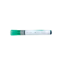 Rotuladores De Tinta Líquida Nobo Con Punta Biselada, 10 Unidades Verde