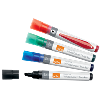 Rotuladores De Tinta Líquida Nobo Con Punta Biselada, 4 Unidades Surtidos