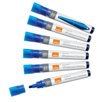 Rotuladores De Tinta Líquida Nobo Con Punta Cónica, 10 Unidades Azul