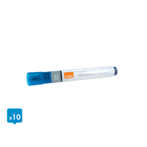Rotuladores De Tinta Líquida Nobo Con Punta Cónica, 10 Unidades Azul