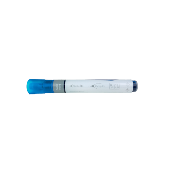 Rotuladores De Tinta Líquida Nobo Con Punta Cónica, 10 Unidades Azul