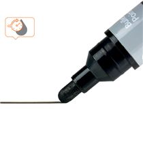 Rotuladores De Tinta Líquida Nobo Con Punta Cónica, 10 Unidades Negro