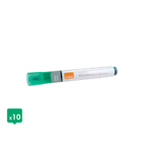 Rotuladores De Tinta Líquida Nobo Con Punta Cónica, 10 Unidades Verde