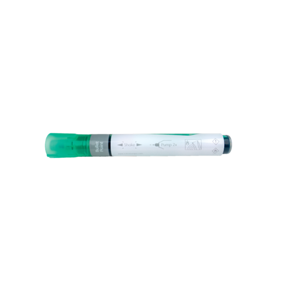 Rotuladores De Tinta Líquida Nobo Con Punta Cónica, 10 Unidades Verde