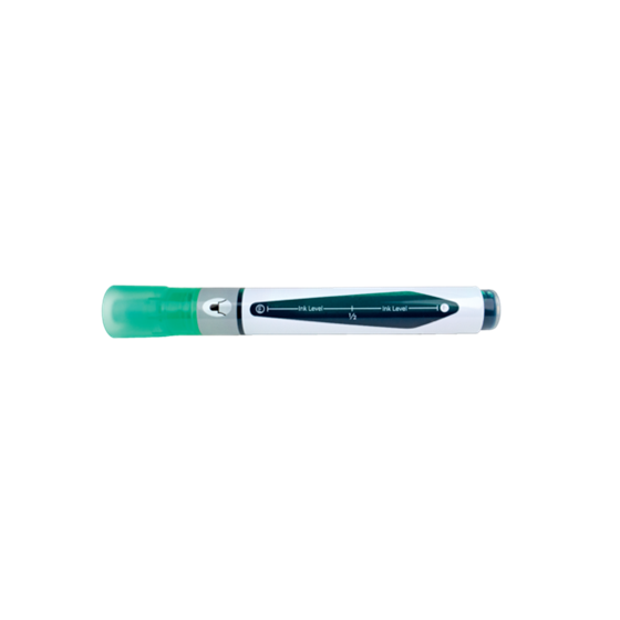 Rotuladores De Tinta Líquida Nobo Con Punta Cónica, 10 Unidades Verde