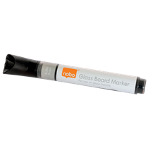Rotuladores De Tinta Líquida Para Pizarra Blanca Nobo Con Punta Redondeada 4 Unidades Negro