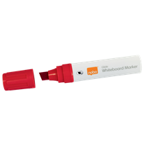 Rotuladores Glide Jumbo Nobo Con Punta Biselada, 4 Unidades Rojo