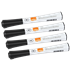 Rotuladores Glide Nobo Con Punta Fina, 4 Unidades Negro