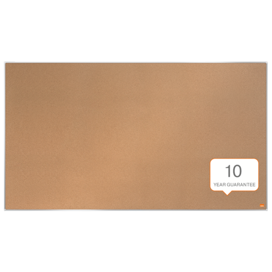 Tablero De Anuncios De Corcho De Formato Panorámico Nobo Impression Pro De 1220X690 Mm Natural