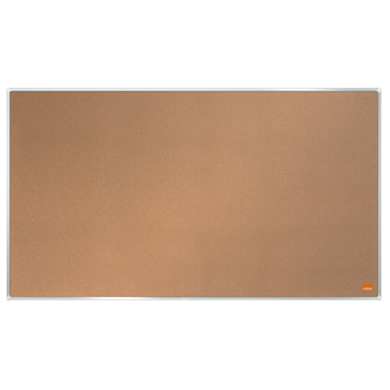 Tablero De Anuncios De Corcho De Formato Panorámico Nobo Impression Pro De 710X400 Mm Natural