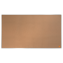 Tablero De Anuncios De Corcho De Formato Panorámico Nobo Impression Pro De 710X400 Mm Natural