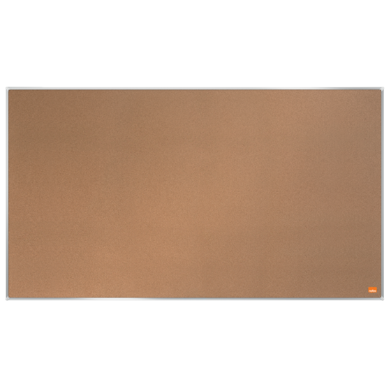 Tablero De Anuncios De Corcho De Formato Panorámico Nobo Impression Pro De 890X500 Mm Natural