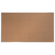 Tablero De Anuncios De Corcho De Formato Panorámico Nobo Impression Pro De 890X500 Mm Natural