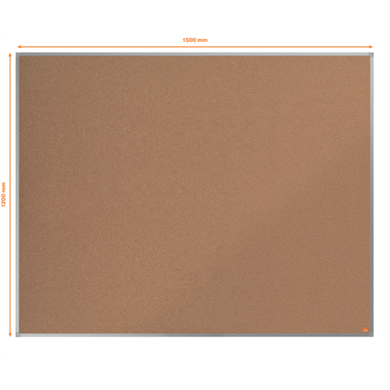 Tablero De Anuncios De Corcho Nobo Essence De 1500X1200 Mm Natural