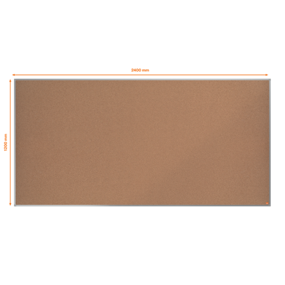Tablero De Anuncios De Corcho Nobo Essence De 2400X1200 Mm Natural