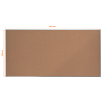 Tablero De Anuncios De Corcho Nobo Essence De 2400X1200 Mm Natural