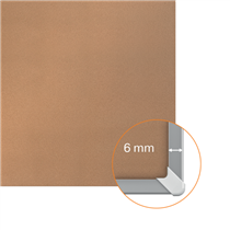 Tablero De Anuncios De Corcho Nobo Impression Pro De 1500X1200 Mm Natural