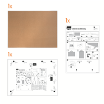 Tablero De Anuncios De Corcho Nobo Impression Pro De 1500X1200 Mm Natural