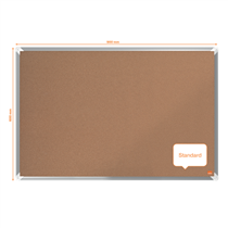 Tablero De Anuncios De Corcho Nobo Premium Plus De 900X600Mm Natural