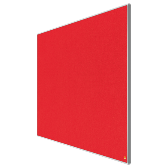 Tablero De Anuncios De Fieltro De Formato Panorámico Nobo Impression Pro De 1220X690 Mm Rojo