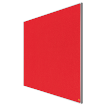 Tablero De Anuncios De Fieltro De Formato Panorámico Nobo Impression Pro De 1220X690 Mm Rojo
