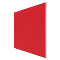 Tablero De Anuncios De Fieltro De Formato Panorámico Nobo Impression Pro De 1550X870 Mm Rojo