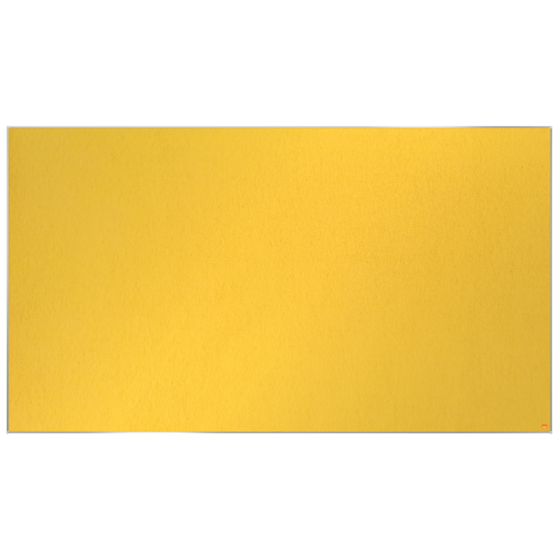 Tablero De Anuncios De Fieltro De Formato Panorámico Nobo Impression Pro De 1880X1060 Mm Amarillo