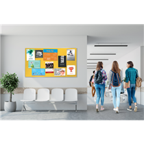 Tablero De Anuncios De Fieltro De Formato Panorámico Nobo Impression Pro De 1880X1060 Mm Amarillo