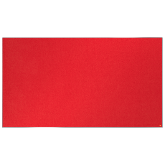 Tablero De Anuncios De Fieltro De Formato Panorámico Nobo Impression Pro De 1880X1060 Mm Rojo
