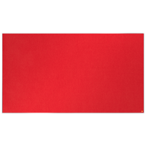 Tablero De Anuncios De Fieltro De Formato Panorámico Nobo Impression Pro De 1880X1060 Mm Rojo