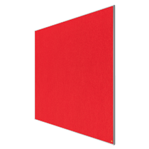 Tablero De Anuncios De Fieltro De Formato Panorámico Nobo Impression Pro De 1880X1060 Mm Rojo