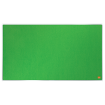 Tablero De Anuncios De Fieltro De Formato Panorámico Nobo Impression Pro De 710X400 Mm Verde