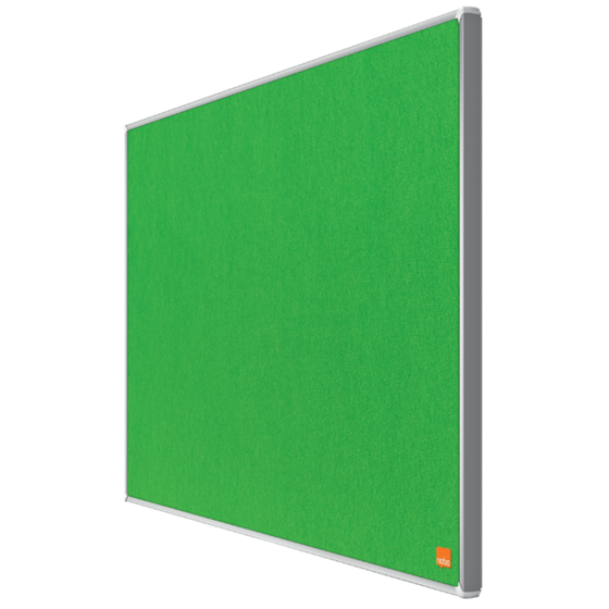 Tablero De Anuncios De Fieltro De Formato Panorámico Nobo Impression Pro De 710X400 Mm Verde