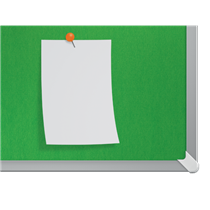 Tablero De Anuncios De Fieltro De Formato Panorámico Nobo Impression Pro De 710X400 Mm Verde