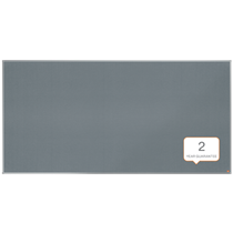Tablero De Anuncios De Fieltro Nobo Essence De 2400X1200 Mm Gris