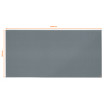 Tablero De Anuncios De Fieltro Nobo Essence De 2400X1200 Mm Gris