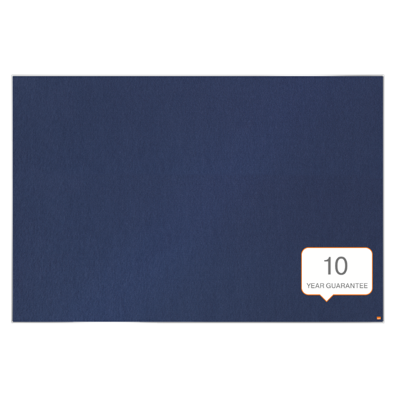 Tablero De Anuncios De Fieltro Nobo Impression Pro De 1800X1200 Mm Azul