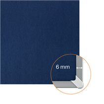 Tablero De Anuncios De Fieltro Nobo Impression Pro De 1800X1200 Mm Azul