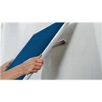 Tablero De Anuncios De Fieltro Nobo Impression Pro De 900X600 Mm Azul