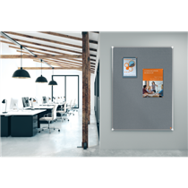 Tablero De Anuncios De Fieltro Nobo Premium Plus 1200X1200 Mm Azul