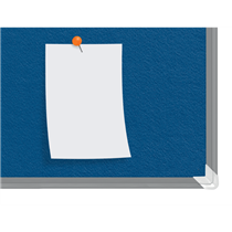 Tablero De Anuncios De Fieltro Nobo Premium Plus 1200X1200 Mm Azul