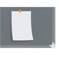 Tablero De Anuncios De Fieltro Nobo Premium Plus 1500X1200 Mm Gris