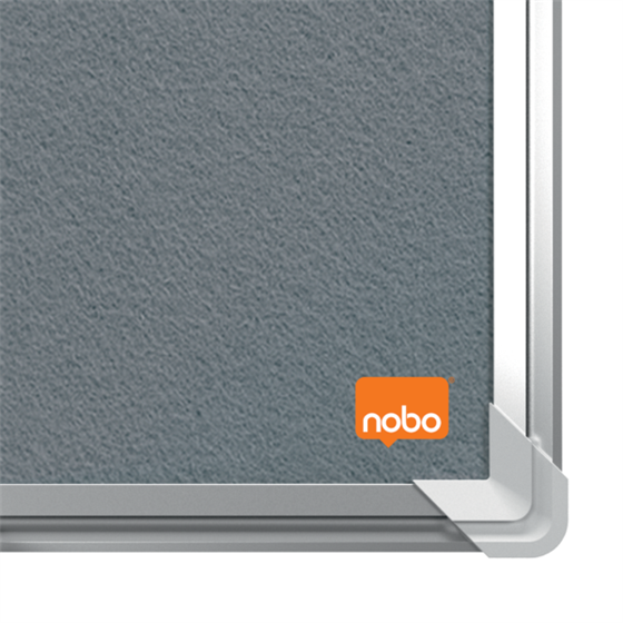 Tablero De Anuncios De Fieltro Nobo Premium Plus 2400X1200 Mm Gris