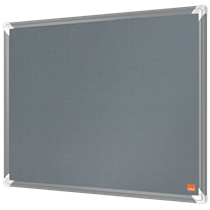 Tablero De Anuncios De Fieltro Nobo Premium Plus De 600X450Mm Gris