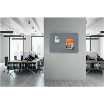 Tablero De Anuncios De Fieltro Nobo Premium Plus De 900X600Mm Azul