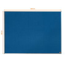 Tablero De Noticias De Fieltro Nobo Essence 1200X900Mm Azul