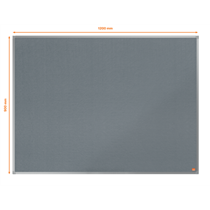 Tablero De Noticias De Fieltro Nobo Essence 1200X900Mm Gris