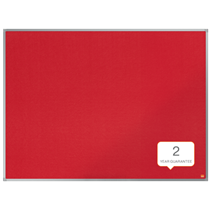 Tablero De Noticias De Fieltro Nobo Essence 1200X900Mm Rojo
