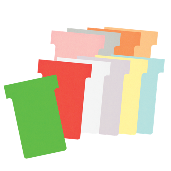 Tarjetas De Planificación Nobo T-Card - Tamaño 2 Azul Claro